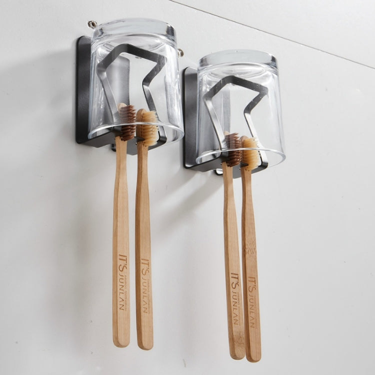 304 Stainless Steel Toothbrush Rack, Color: 1069 Black — view 5