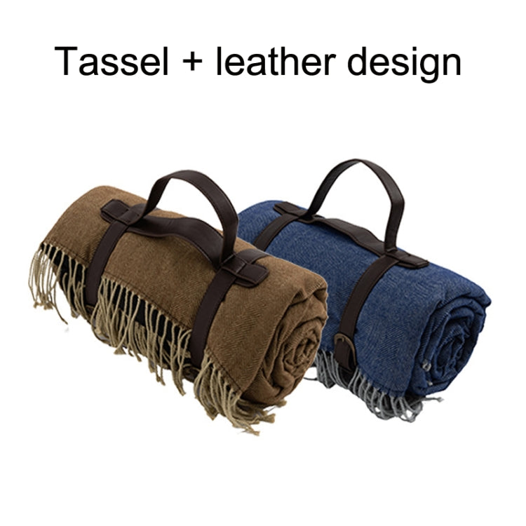 FWP Waterproof Thick Tassel Picnic Mat, Size: 200x150cm