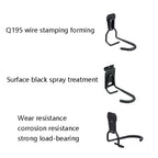 Bicycle Hook Metal Wall Garage Bicycle Rack — view 4
