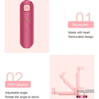 CYKE N-MY Integrated Tripod Bluetooth Live Selfie Stick — Pink