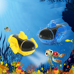 777-219 Mini Remote Control Submarine Small Remote Control Boat — Yellow