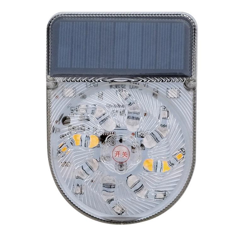 Y-949 27 LEDs Solar Car Waterproof Warning Light