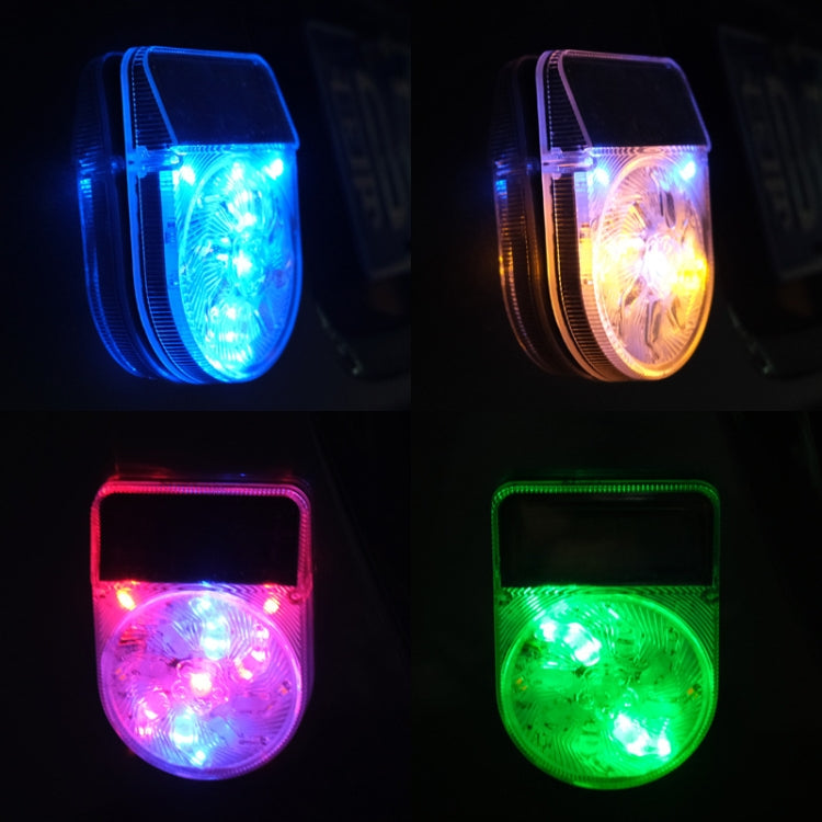 Y-949 27 LEDs Solar Car Waterproof Warning Light