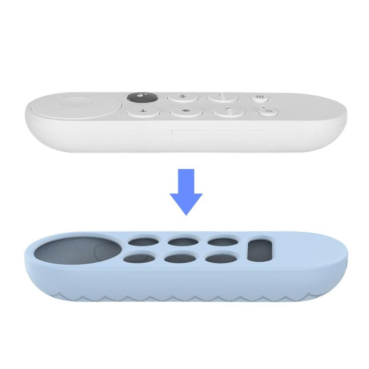 2 PCS Silicone Protective Shell for Google Chromecast 2020 Remote Control