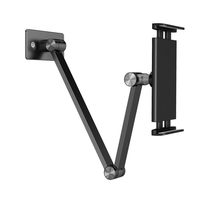 WS-2 Wall-Mounted Folding Telescopic Holder For Mobile Phone And Tablet — WS-2 (White)