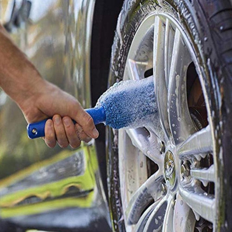 Fiber Long Shank Tire Brush
