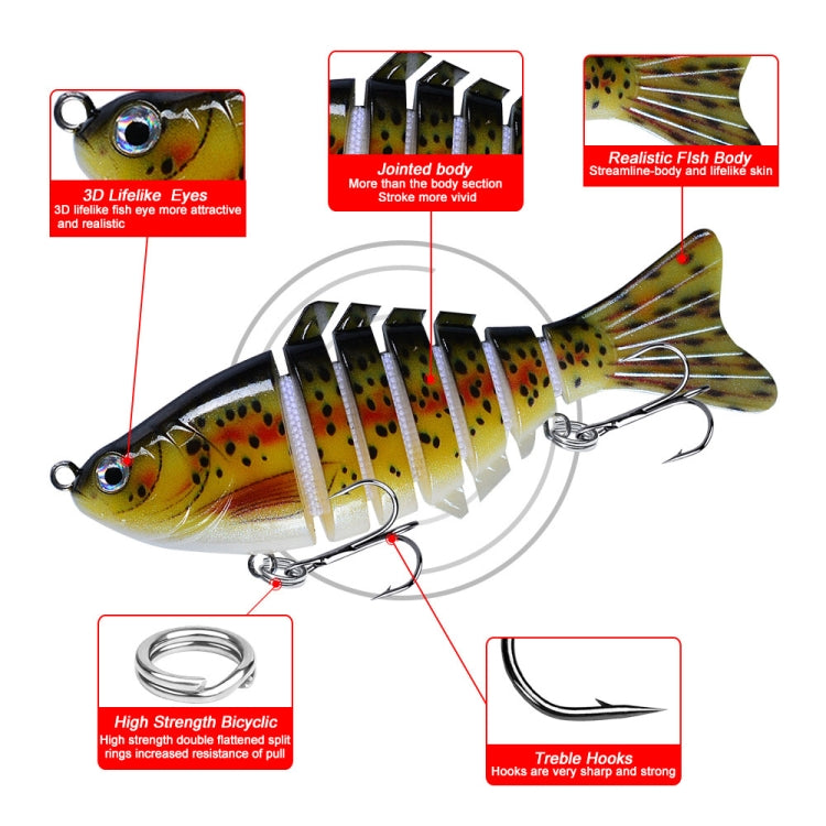 PROBEROS HS066 10cm 15.5g Sea Fishing Simulation Road Sub-Bait