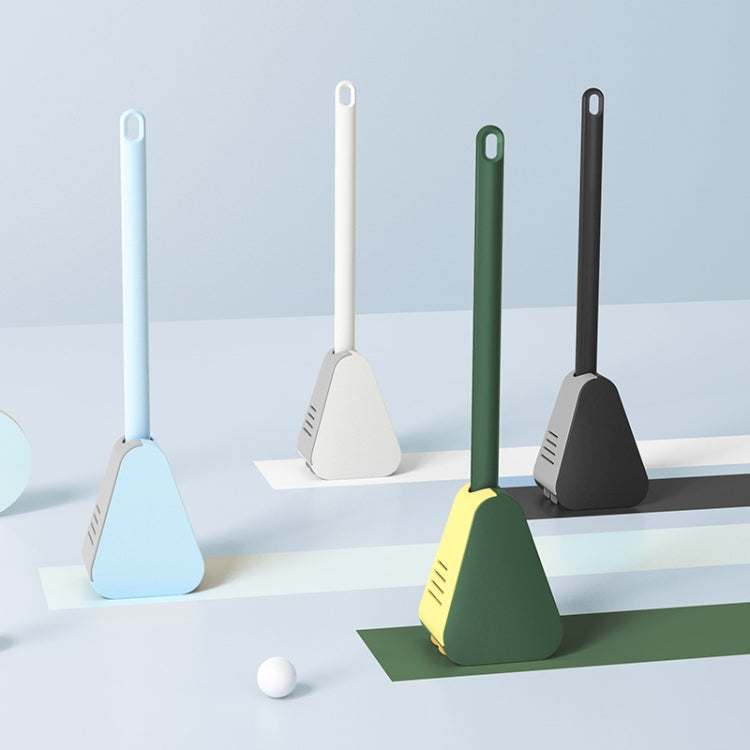 Golf Toilet Brush With Self-Opening And Closing Water-Proof Base — Green