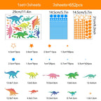 ZSZ2103 Dinosaur Starry Sky Color Luminous Decorative Wall Sticker — view 3