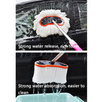 Extended Telescopic Soft Wool Car Washing Mop, Size: