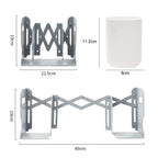 Desktop Folding And Retractable Book Storage Stand — view 6