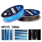 2 PCS PROBEROS 4 Edits 100M Strong Horse Fish Line