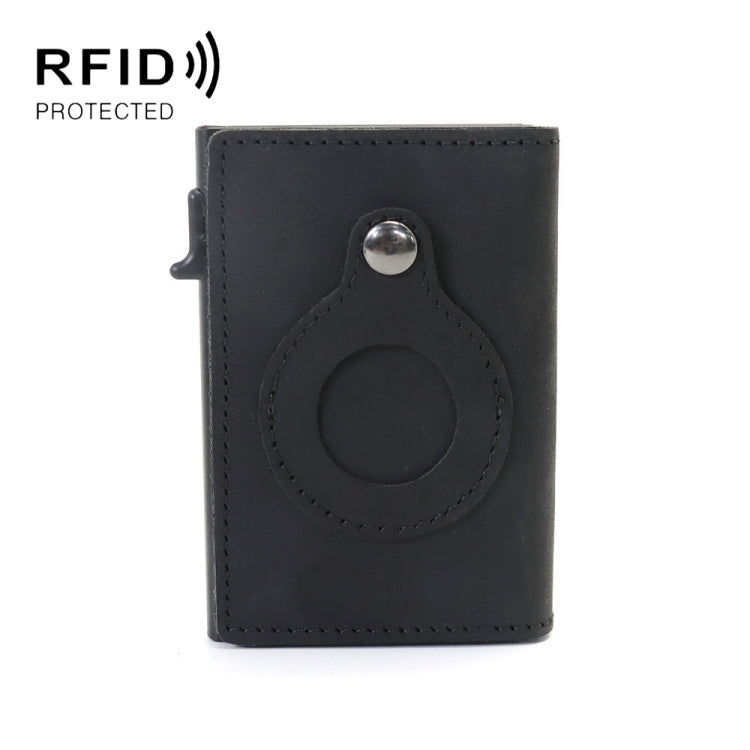 Anti-Theft Positioning Wallet Men Card Holder Mini Wallets For AirTag 2nd Gen / AirTag 1st Gen