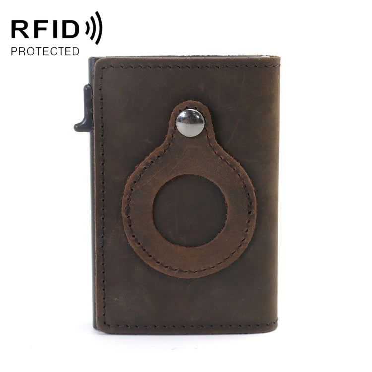 Anti-Theft Positioning Wallet Men Card Holder Mini Wallets For AirTag 2nd Gen / AirTag 1st Gen