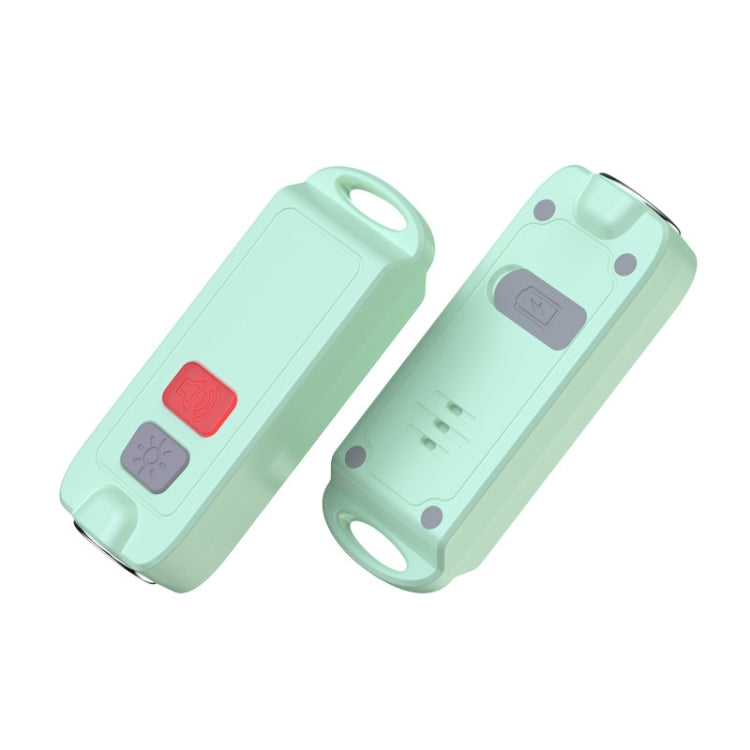 AF-2002 130dB Rechargeable Anti-Wolf Alarm Self-Defense Device With Distress Light — Blue