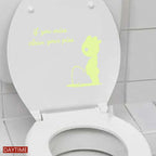 DX396 Bathroom Toilet Decoration Luminous Wall Sticker — view 3