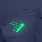 DX396 Bathroom Toilet Decoration Luminous Wall Sticker — view 5
