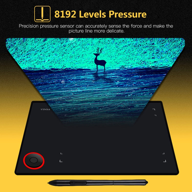 VINSA T608 Can Connected To Mobile Phone Hand-Painted Board, Style: — view 8