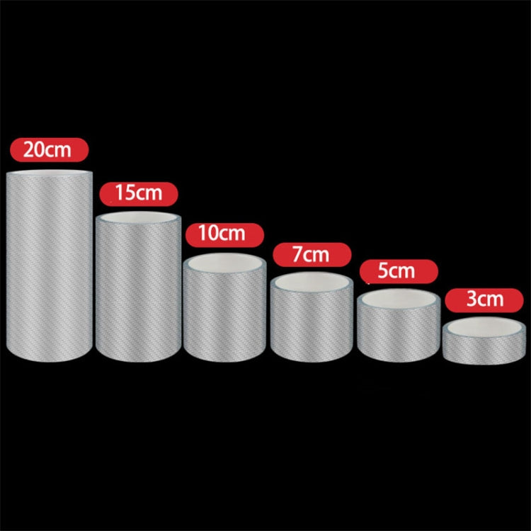 Car Carbon Fiber Bumper Anti-Collision Strip, 3cm x 3m