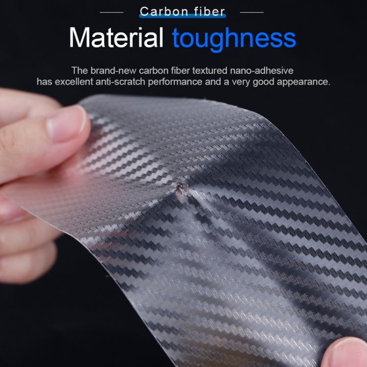 Car Carbon Fiber Bumper Anti-Collision Strip, 3cm x 3m
