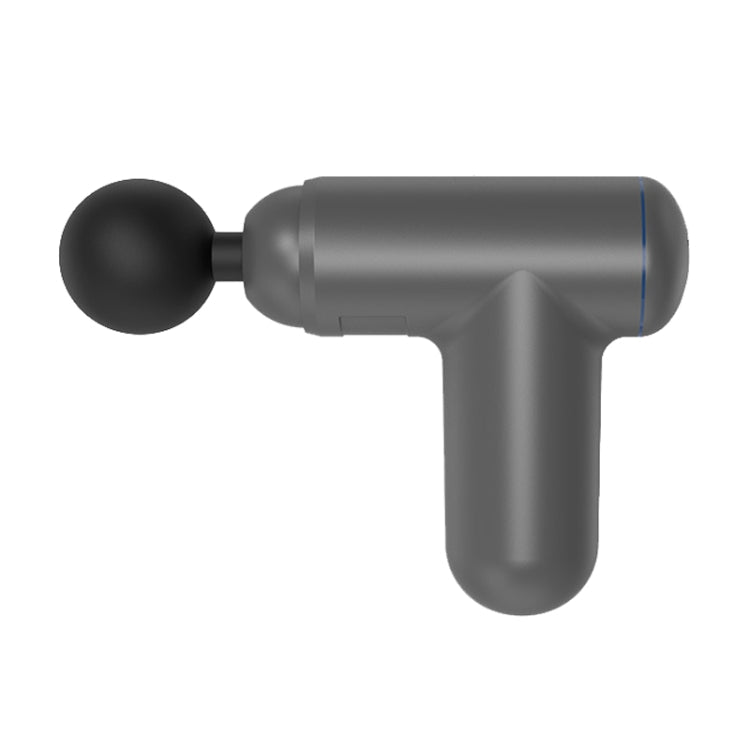 J12A Mini Vibrating Massage Button Type Fascia Gun — Black