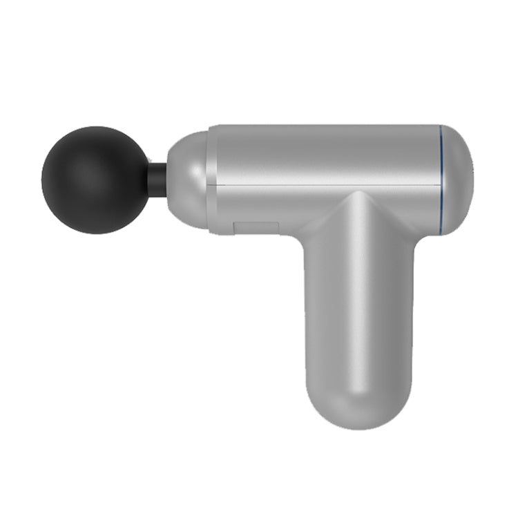 J12A Mini Vibrating Massage Button Type Fascia Gun — Gray