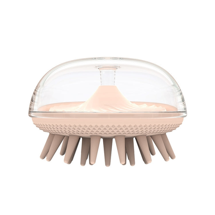 Silicone Head Massage Shampoo Brush — Blue