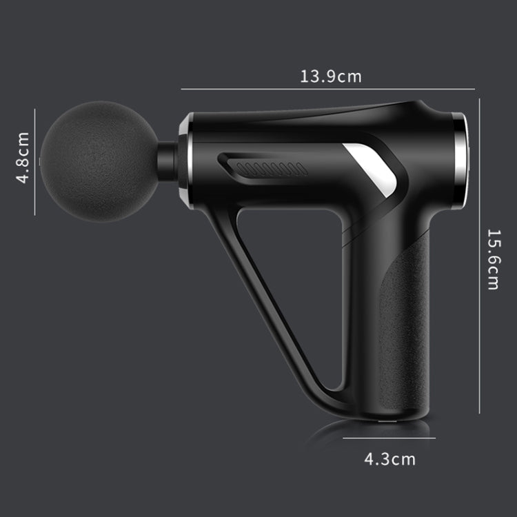 HB-008 Triangular Electric Fascia Gun Body Massage Gun
