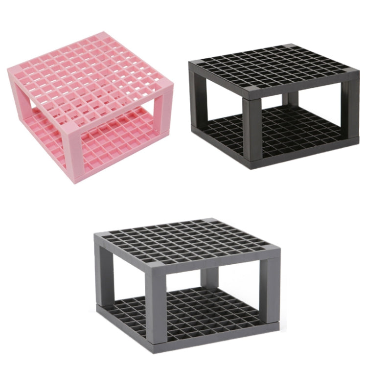 Multifunctional Watercolor Oil Pen 96 Hole Square Pen Holder — Black