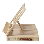 Folding Sketch Pine Easel, Desk Drawer — view 3