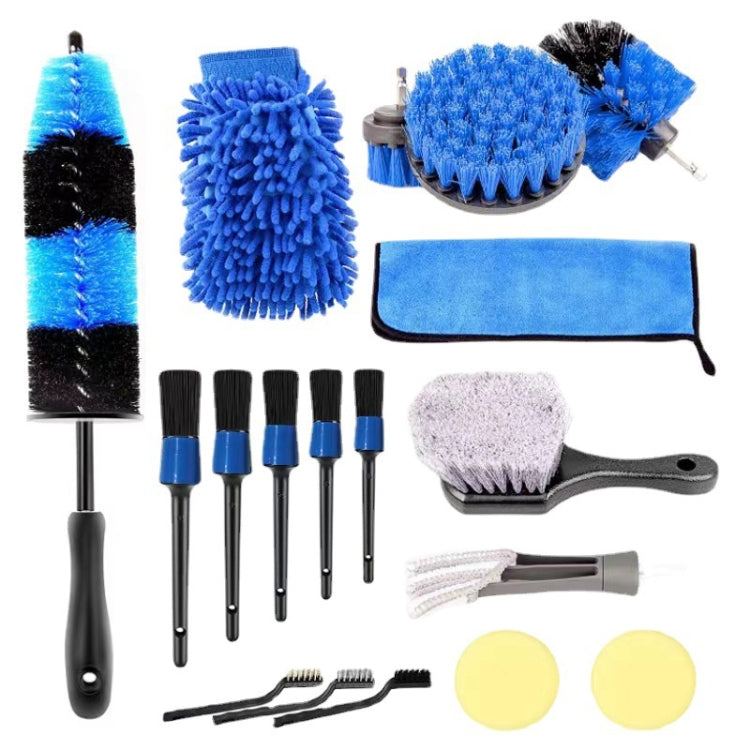 Electric Drill Cleaning Brush Water-Proof Gloves