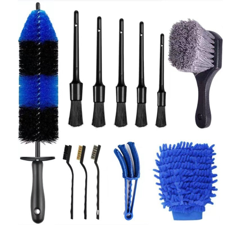12 PCS / Set Car Tire Slight Cleaning Brush