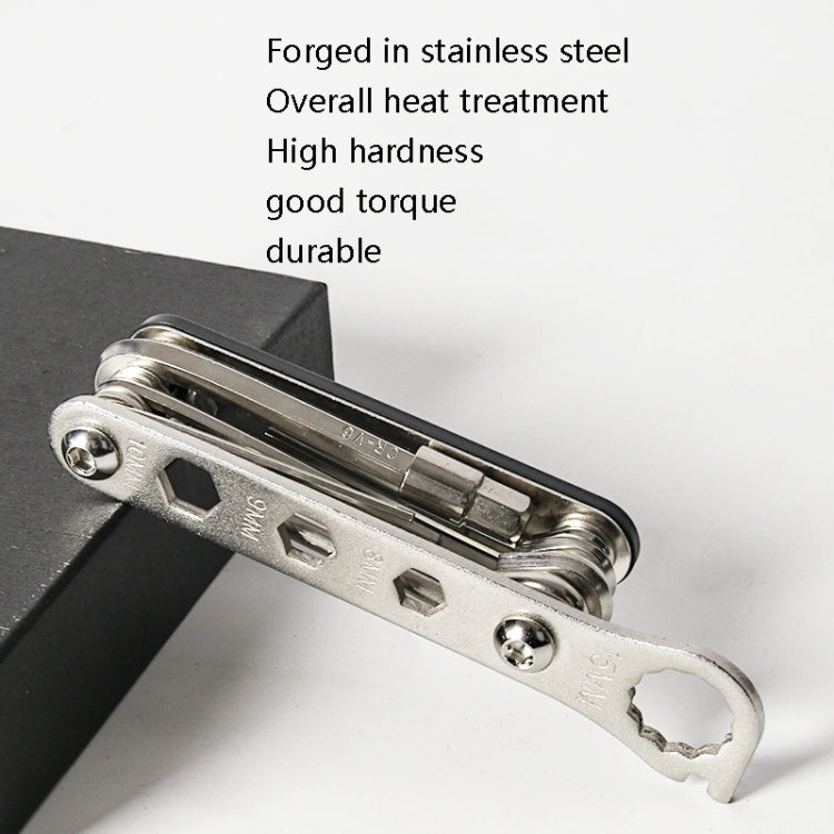 Bicycle 12 In 1 Portable Repair Tool