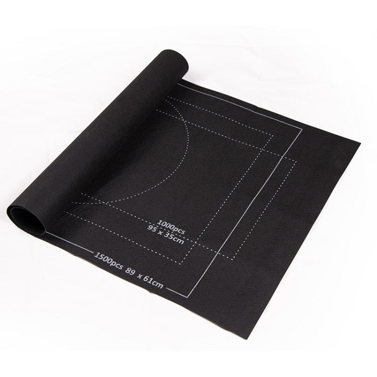 Solid Felt Jigsaw Puzzle Organizer Mat — Black-Printed-Set