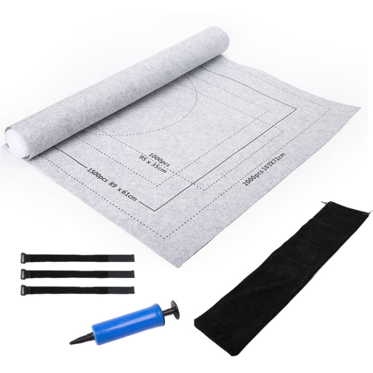 Solid Felt Jigsaw Puzzle Organizer Mat — 26 x 46 inch