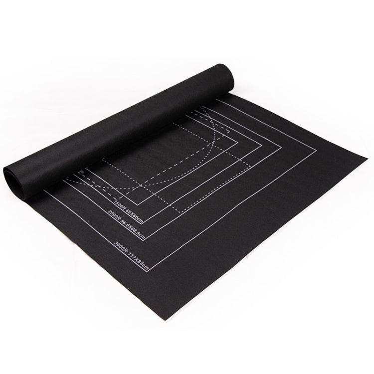 Solid Felt Jigsaw Puzzle Organizer Mat — Gray-Printed-Set