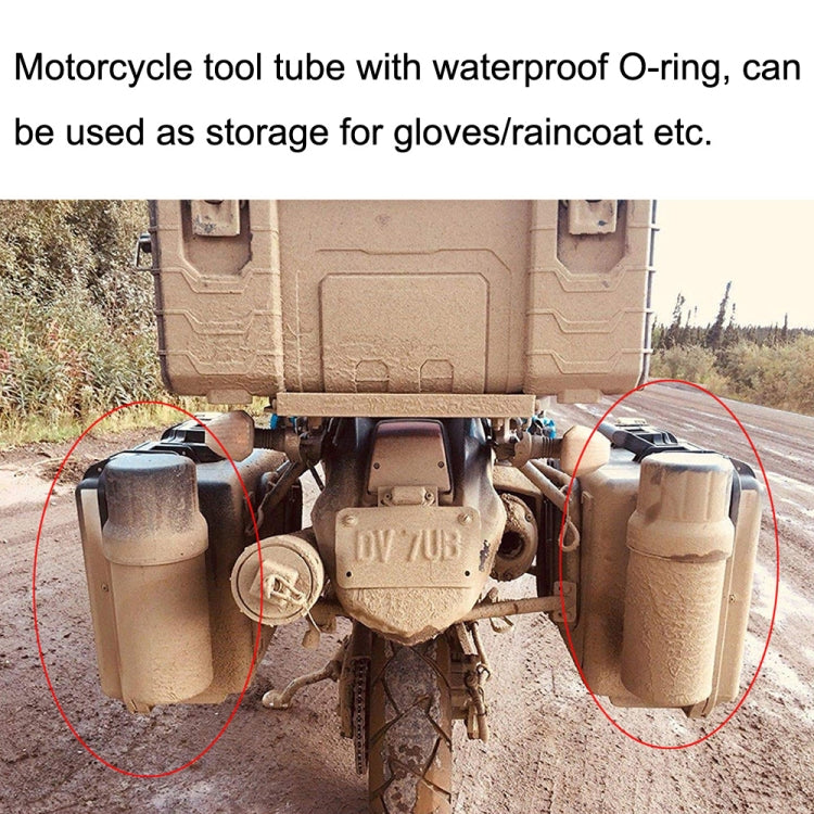 Universal Motorcycle Tool Tube Retrofit Parts, Wide: