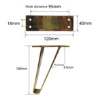 LH-GB0001 Thickened Load-Bearing Sofa TV Cabinet Support Legs, Height: — view 6