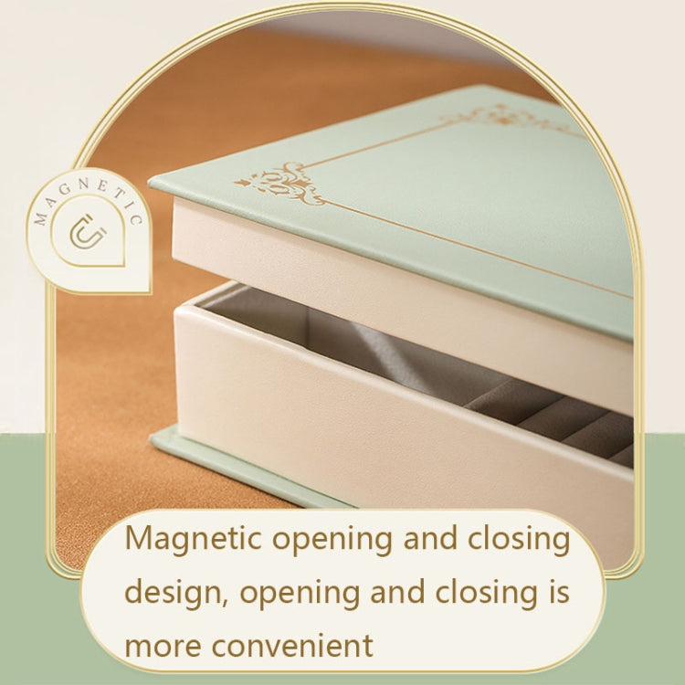 CASEGRACE Sp01115 Vintage Flip Book Shape Jewelry Box