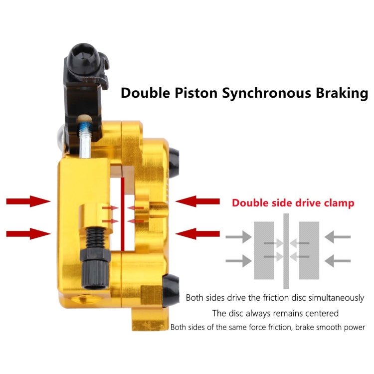 1 Pair IIIPRO Flat Mount Road Calipers Bilateral Brakes