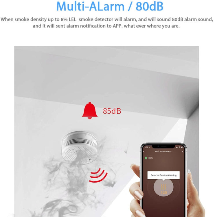 TY-SMK-07 Smart Home WiFi Smoke Detector