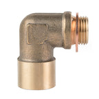 M18x1.5 Automotive 90 Degree Oxygen Sensor Brass Elbow Fitting
