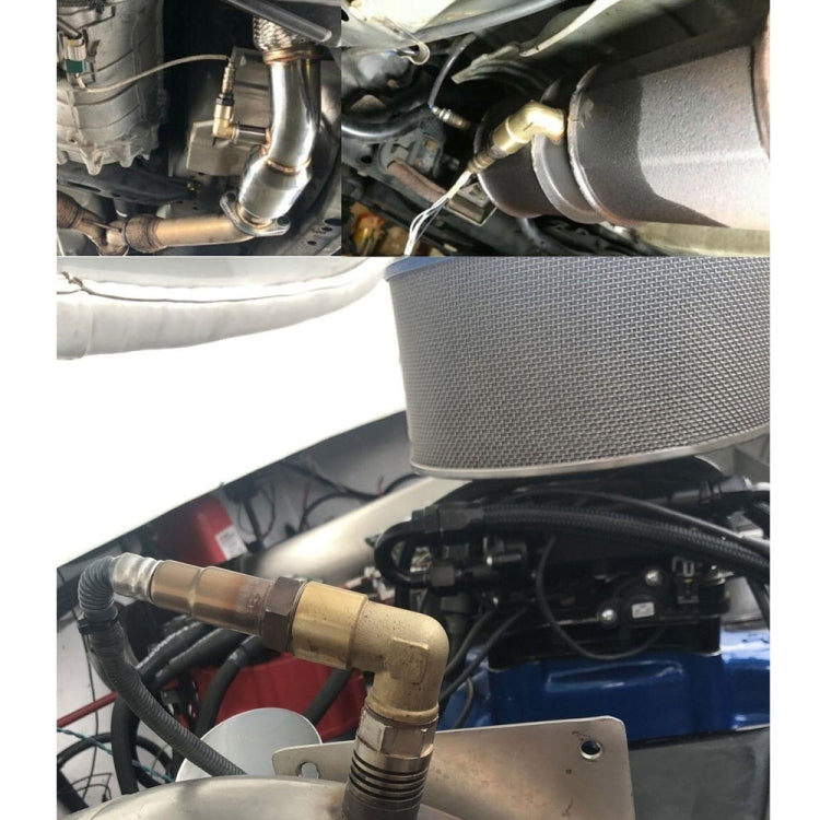 M18x1.5 Automotive 90 Degree Oxygen Sensor Brass Elbow Fitting