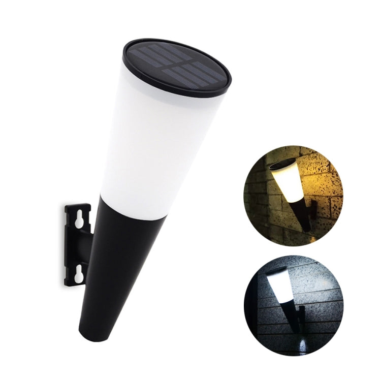 Outdoor Solar Garden Circular Cone Wall Lamp, Style: — view 5