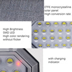 Solar LED Sensor Rotate Wall Light Simulation Monitoring — view 6