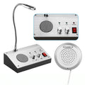 ZHUDELE ZDL-9908 Window Two-way Walkie-talkie Bank/Hospital/Station/Counter Microphone Amplifier, EU Plug