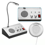ZHUDELE ZDL-9908 Window Two-way Walkie-talkie Bank/Hospital/Station/Counter Microphone Amplifier, EU Plug