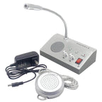 ZHUDELE ZDL-9908 Window Two-way Walkie-talkie Bank/Hospital/Station/Counter Microphone Amplifier, EU Plug