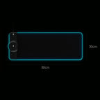 K9186 Multifunctional RGB Lighting Mouse Pad With Wireless Charger