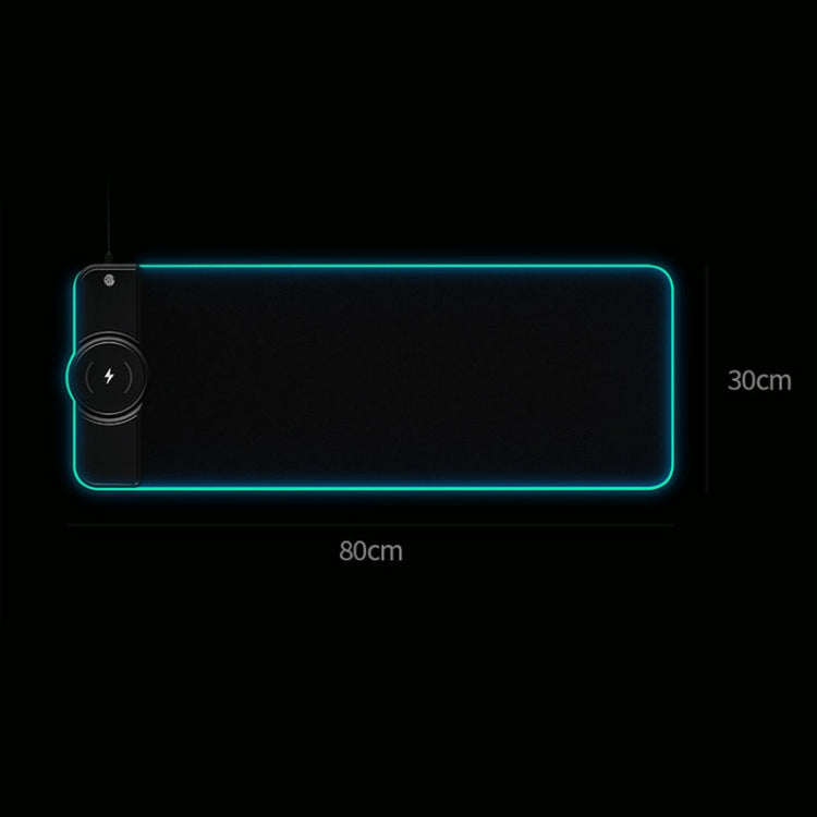 K9186 Multifunctional RGB Lighting Mouse Pad With Wireless Charger